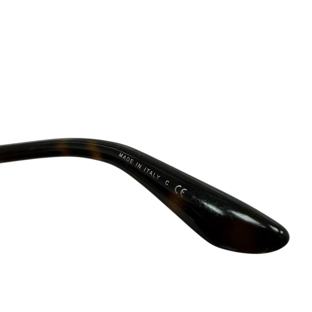BVLGARI Tortoise Shell Cat Eye Sunglasses Brown Lenses Gold Plated Made in Italy - Picture 5 of 9